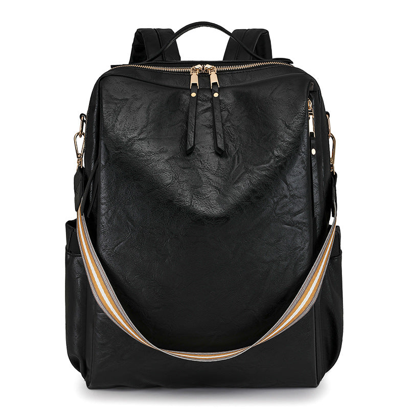 Women New Vintage Multifunctional PU Travel Backpack
