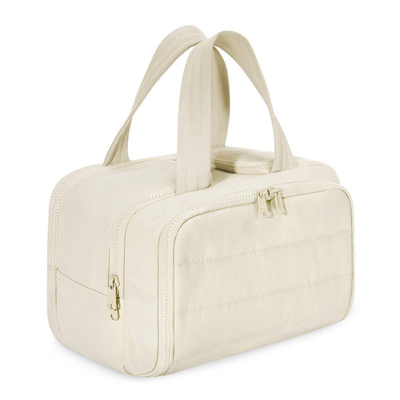 Fluffy Wide Opening Large Capacity Cosmetic Bag