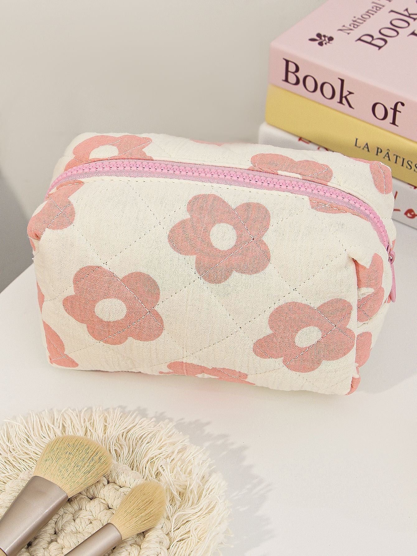 Zipper Stationery and Makeup Brush Storage Bag