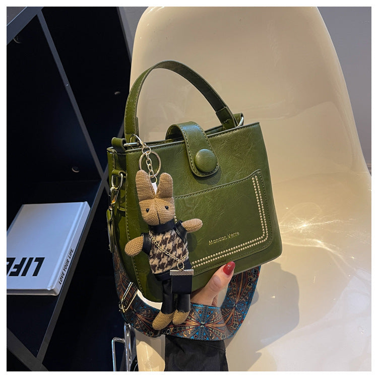 Women Vintage Premium New Fashion Shoulder Crossbody Handheld Bucket Bag