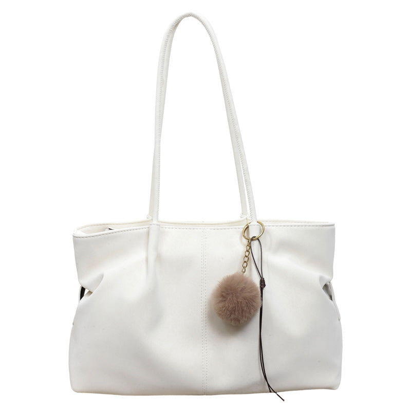 Soft PU Leather Carryall Tote Bag