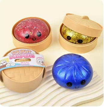 Soft Squeeze Steamed Bun Squishy Stress Relief Toy