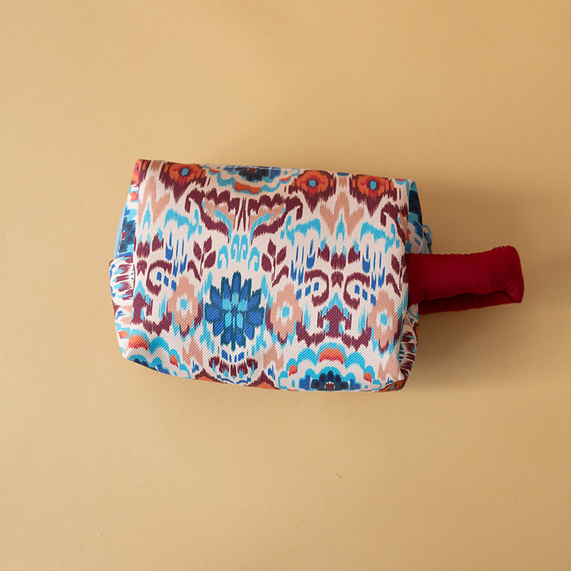 2026 Original Ethnic Pattern Handheld Makeup Waterproof Clutch Pouch
