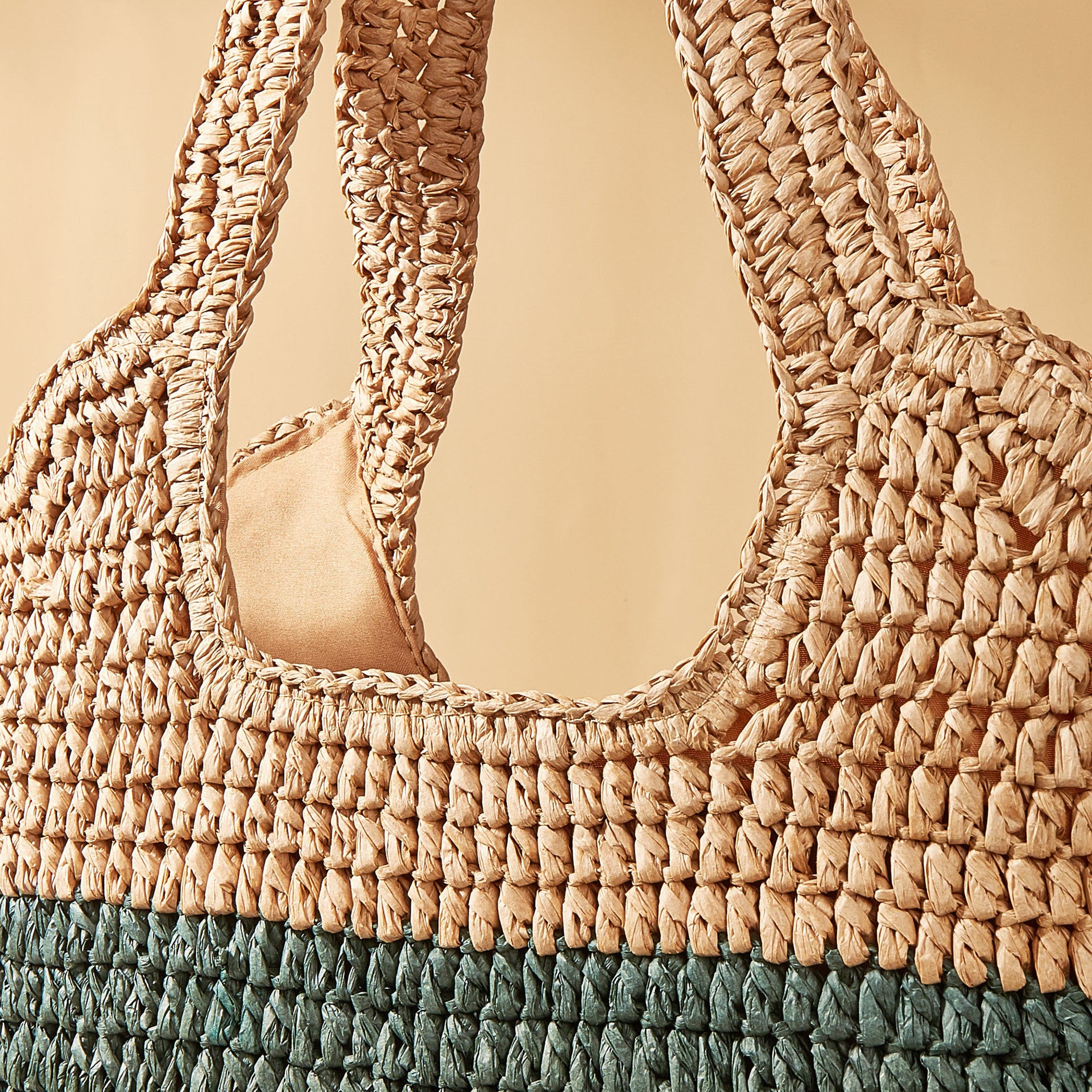 Handmade Forest Woven Large Capacity Beach Straw Bag