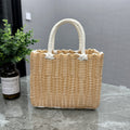 Plastic Woven Vegetable Basket Souvenir Handbag