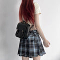 Vintage Mini PU Leather Convertible Backpack Purse