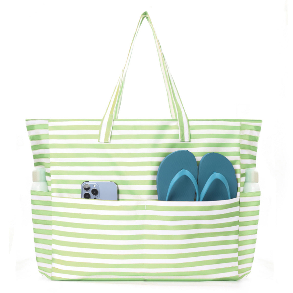 Large-Capacity Beach Travel Hand-Printed Storage Bag