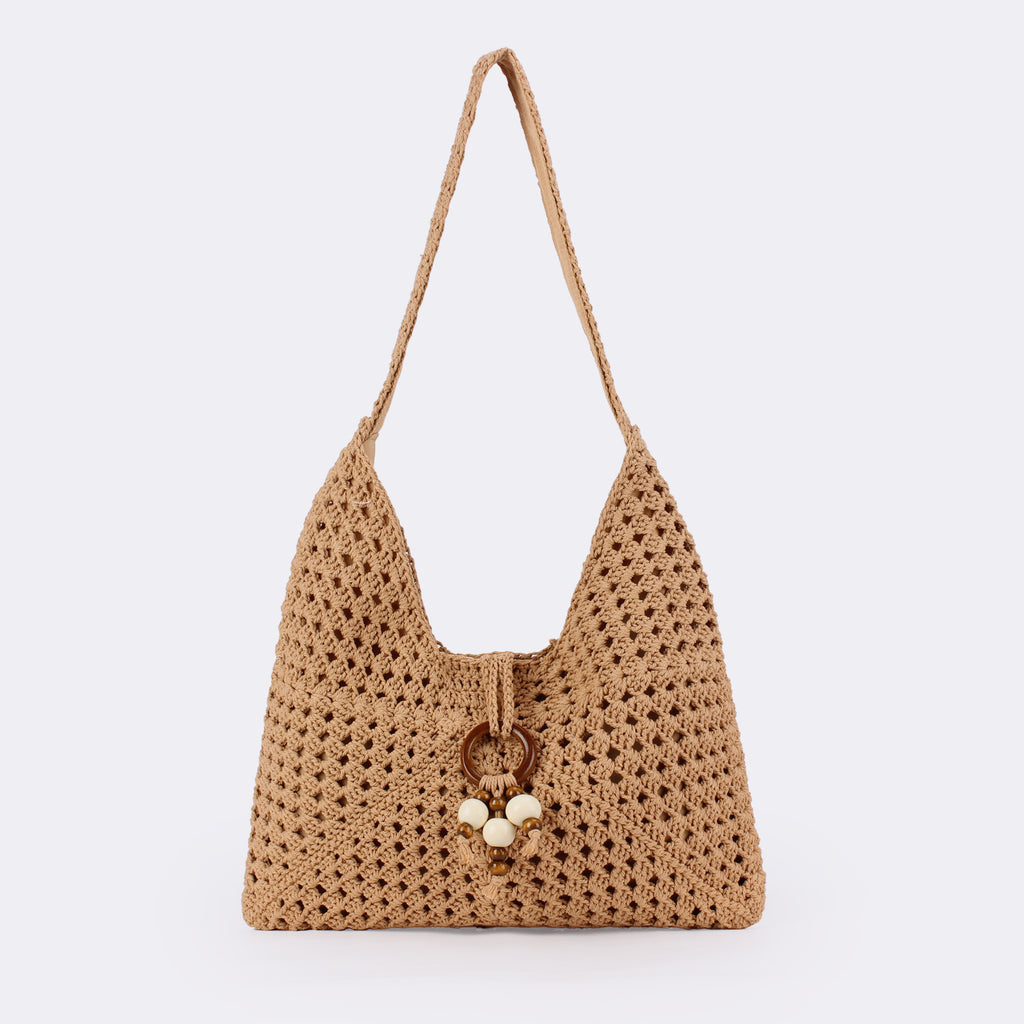 Women 2026 Hollow Woven Shoulder Bag, Casual Vacation Commute Bag