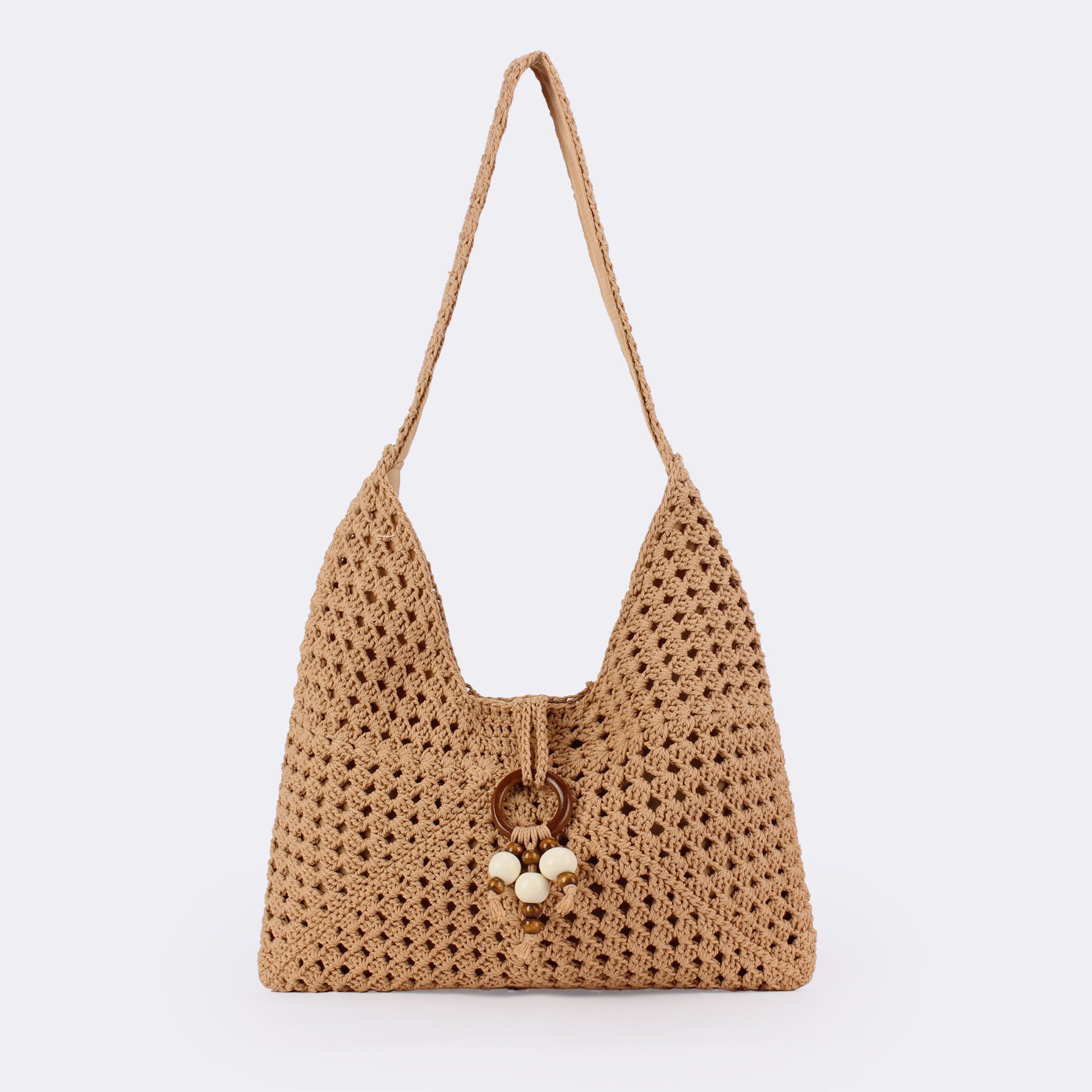 Women 2026 Hollow Woven Shoulder Bag, Casual Vacation Commute Bag