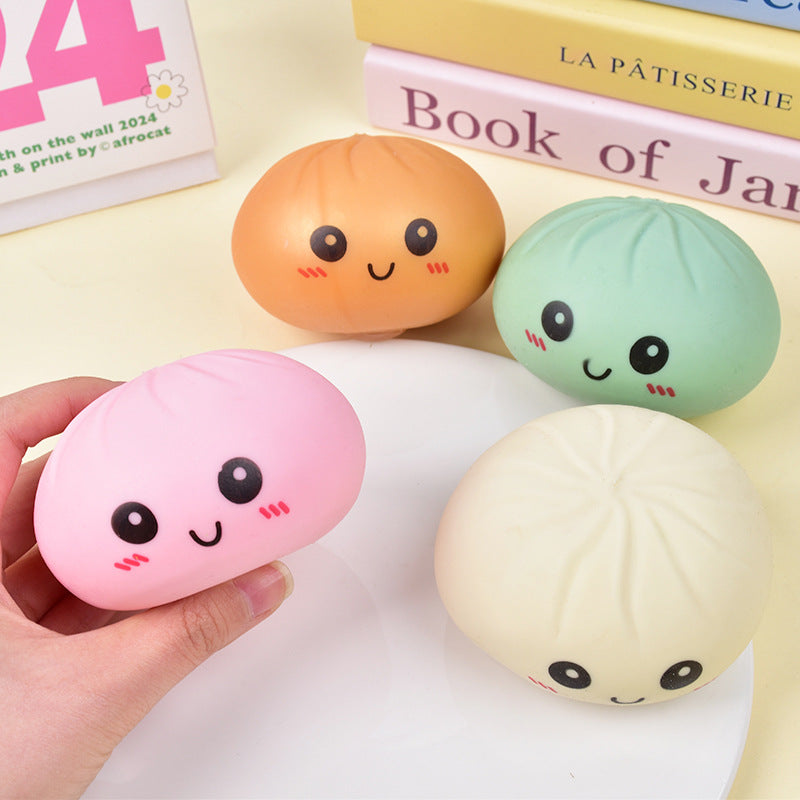 Soft Squeeze Steamed Bun Squishy Stress Relief Toy