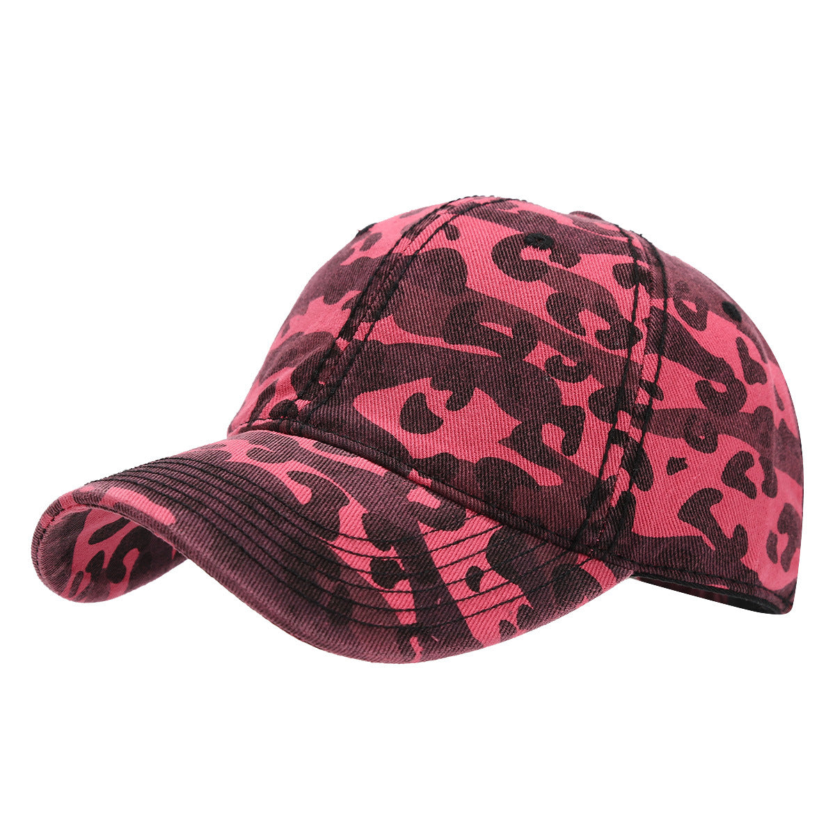 Camouflage Washed Retro Slimming Baseball Cap
