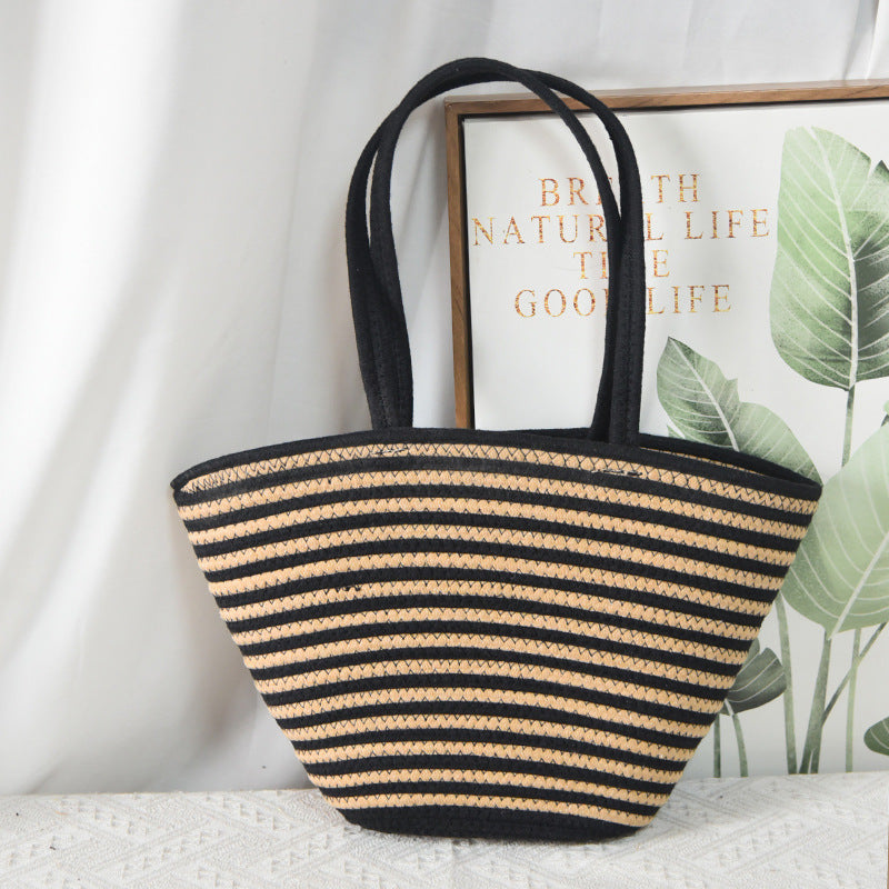 Cute Straw Woven Beach Shoulder Bag