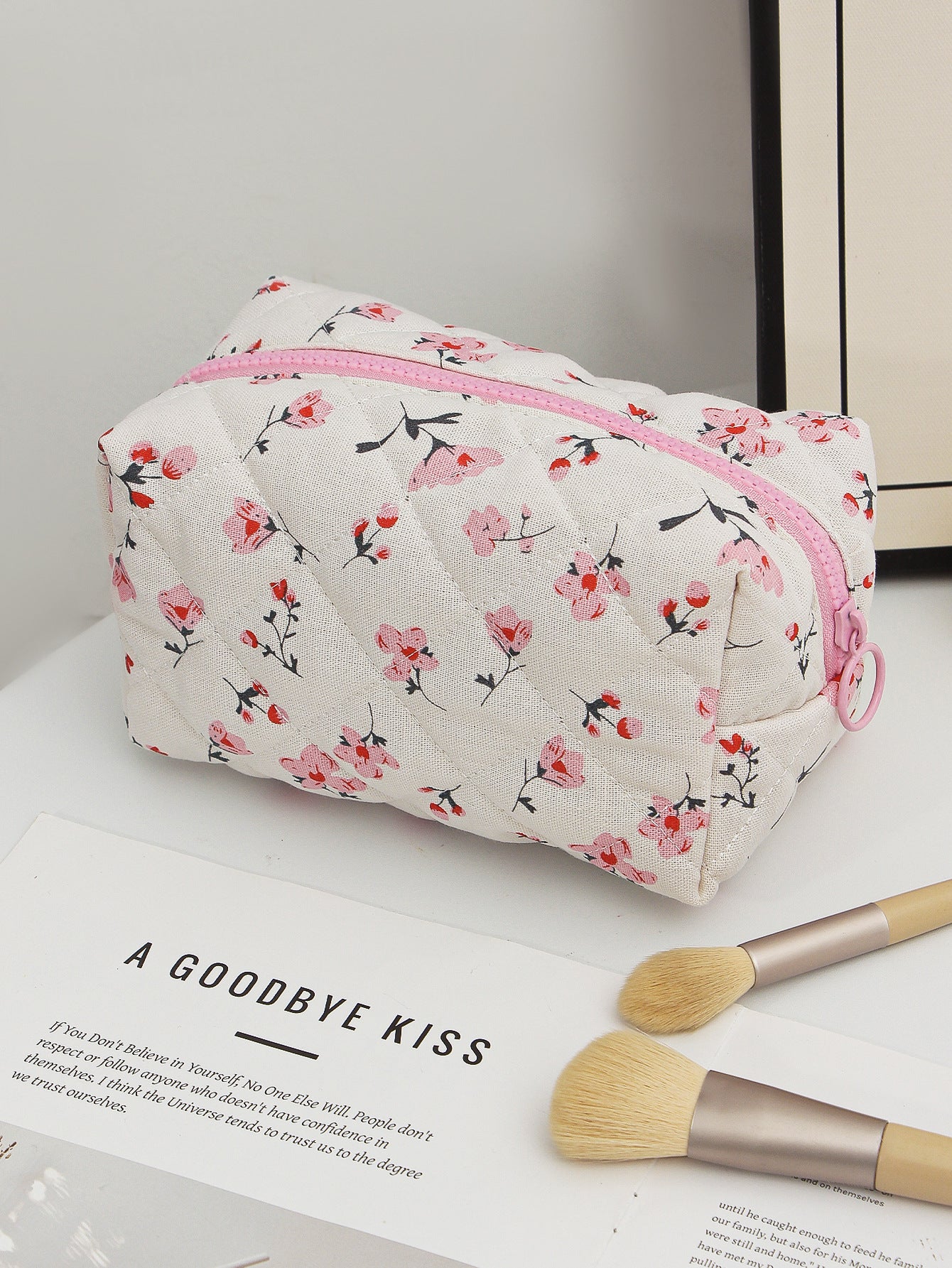 Zipper Stationery and Makeup Brush Storage Bag