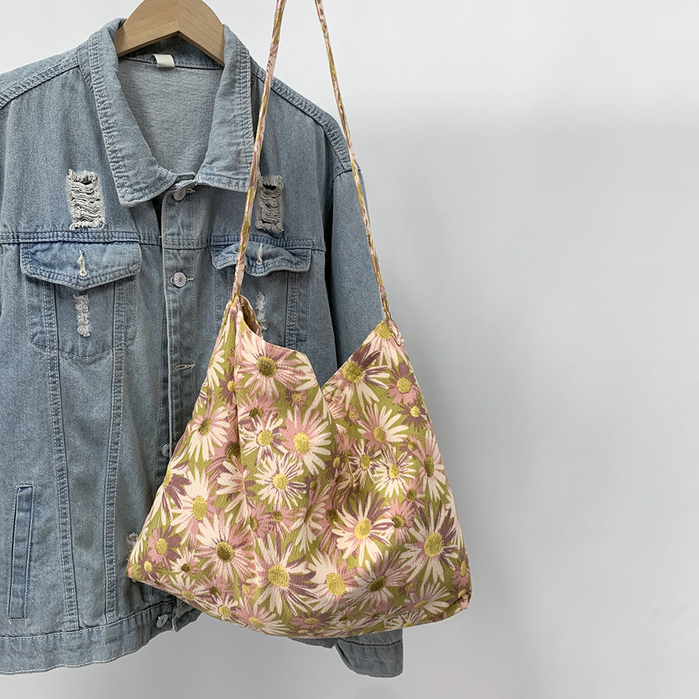 Leopard Print Zip Long Strap Shoulder Bag