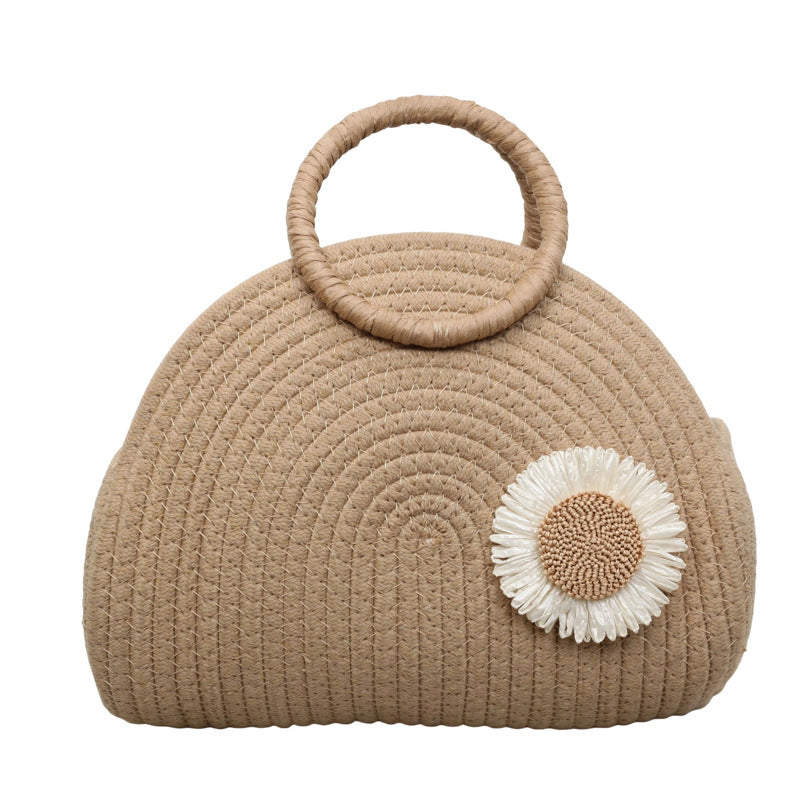 Women Woven Straw Large 2026 New Fashion Spring Shoulder Beach Shell Bag