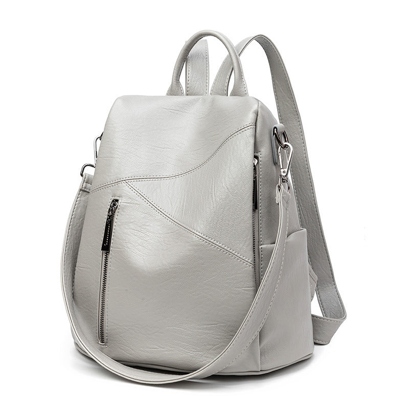 Korean Style Fashionable Backpack For Women, Simple And Easy To Wear, 2026 Spring New Product, Large Capacity Anti-Theft Backpack, Casual Travel Bag