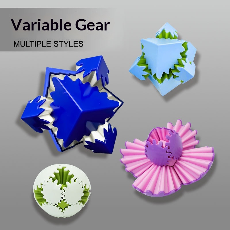 3D Gear Ball Rotating Sphere Stress Reliever Fidget Toy
