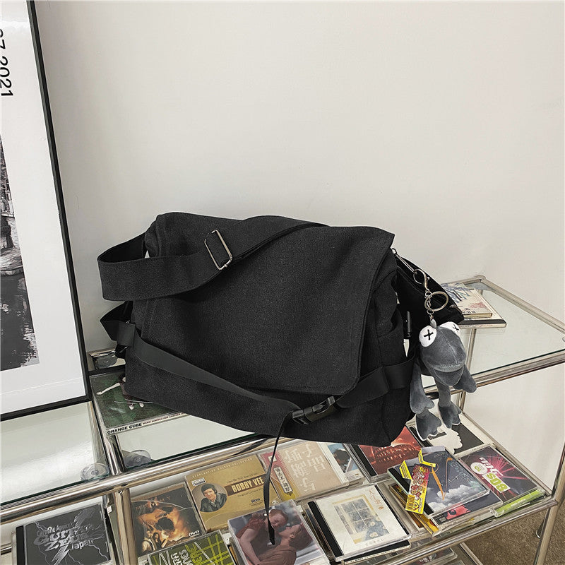 Canvas Large Capacity Messenger Shoulder Bag