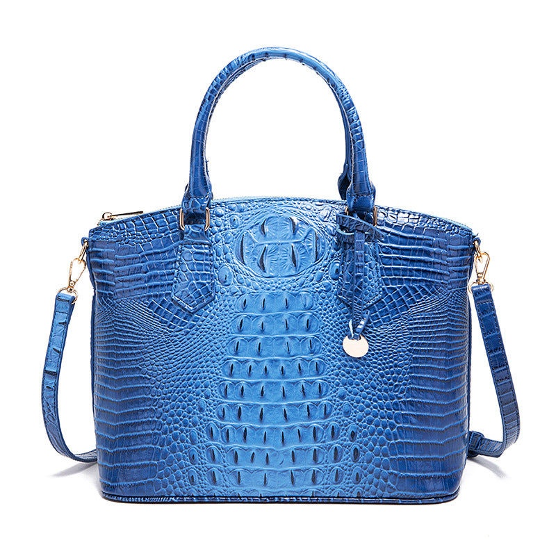 Portable Crossbody Retro Multi-Color Crocodile Pattern Bag