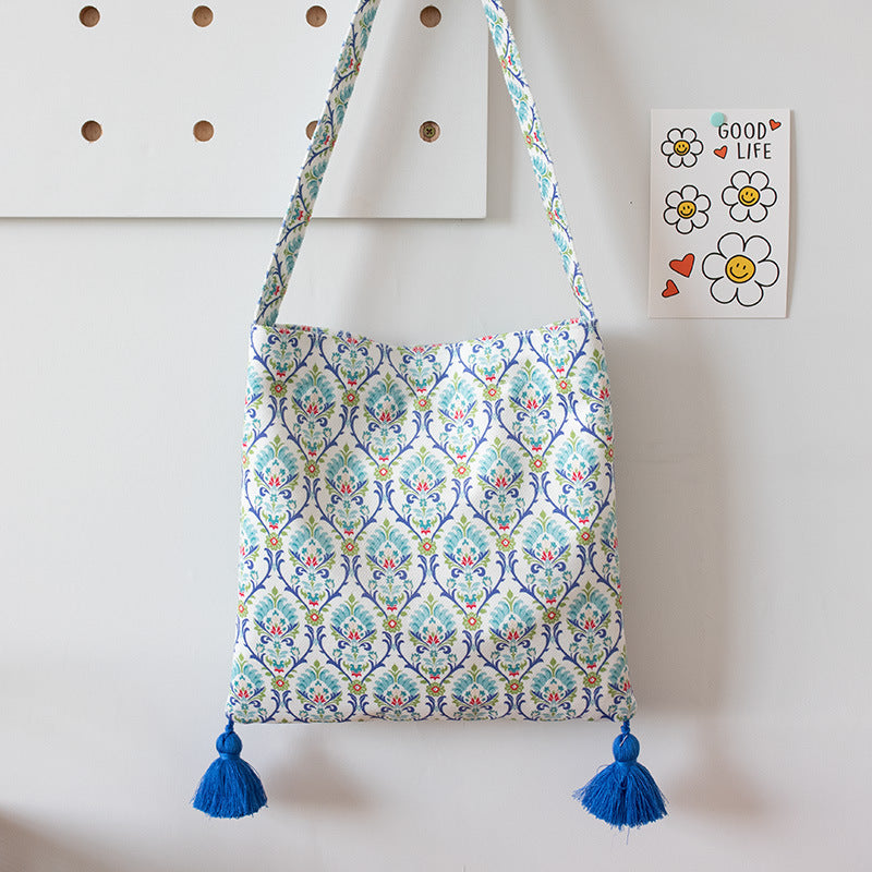 Ethnic Pattern Unique Artistic Canvas Shoulder Bag