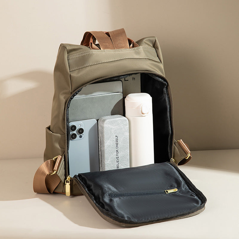 Lightweight Nylon Anti-Theft Waterproof Travel Backpack