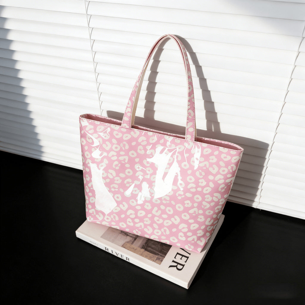 Leopard Print Large Capacity Tote Bag