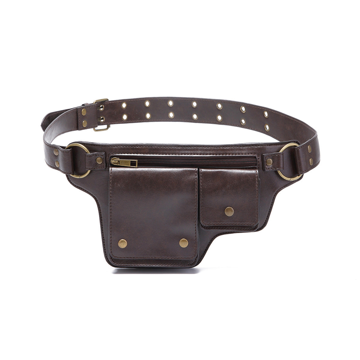 Retro Motorcycle Outdoor Sports Waist Shoulder Bag