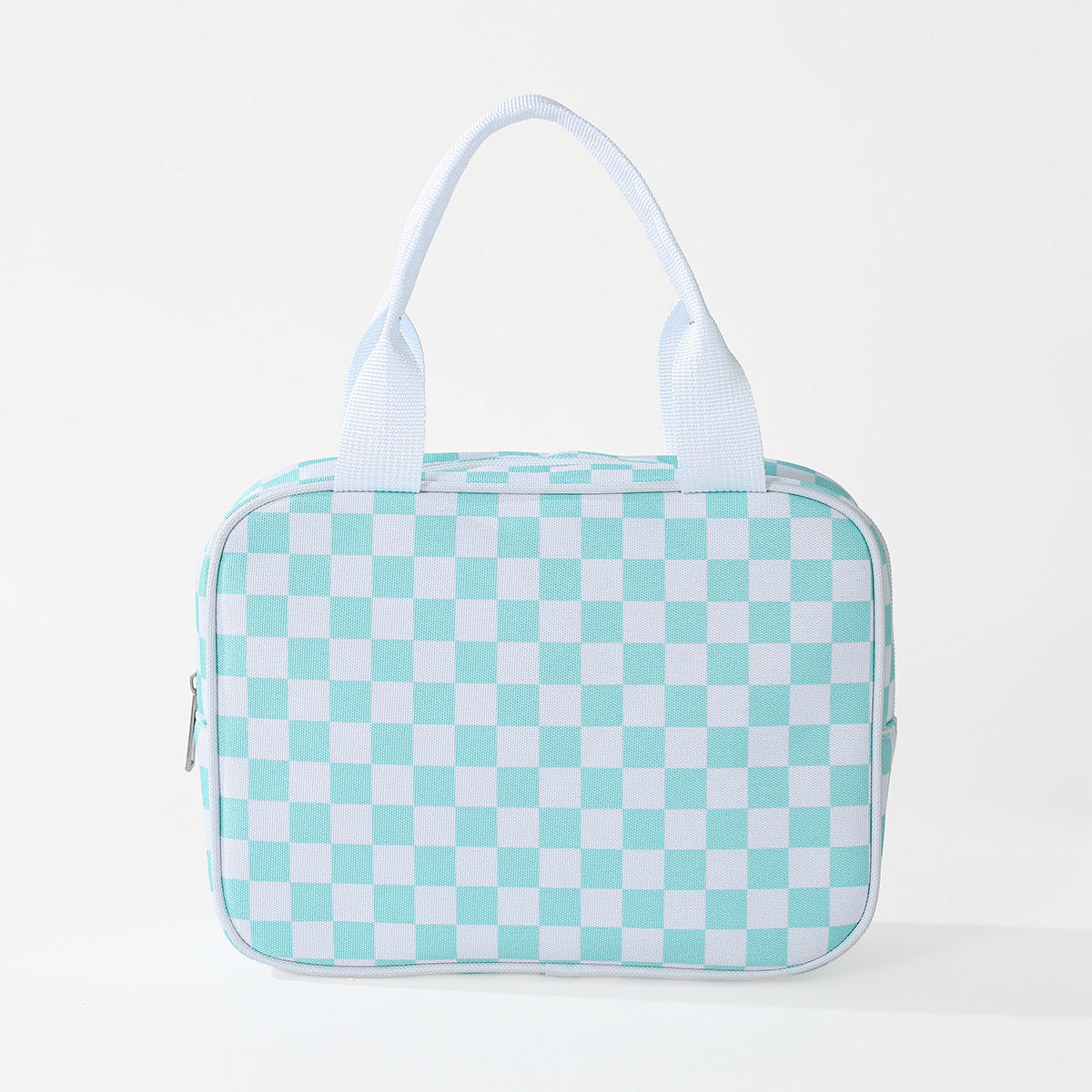 Checkerboard Large Capacity Insulated Lunch Bag