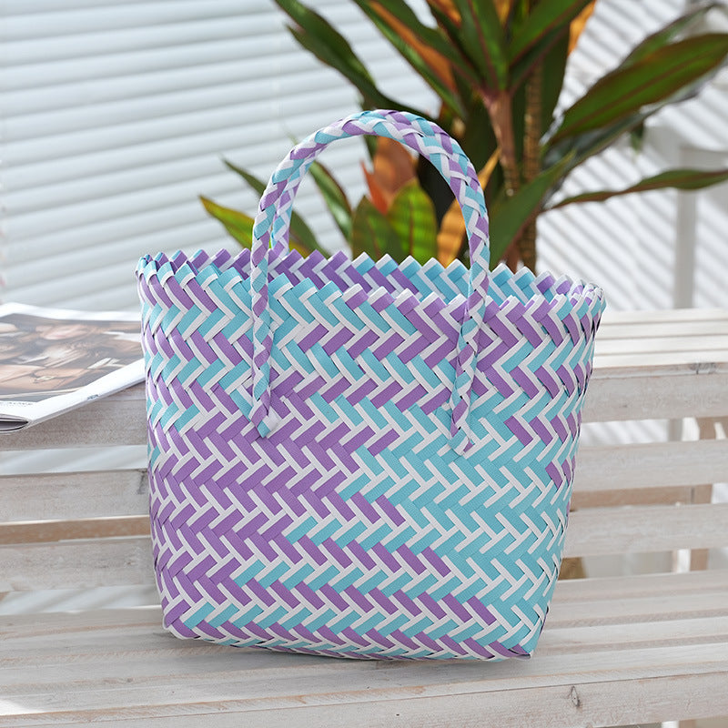 Handmade Plastic Woven Small Wedding Candy Bag