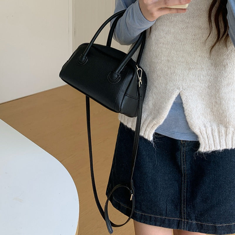 Mini Boston Crossbody Purse Top Handle Satchel