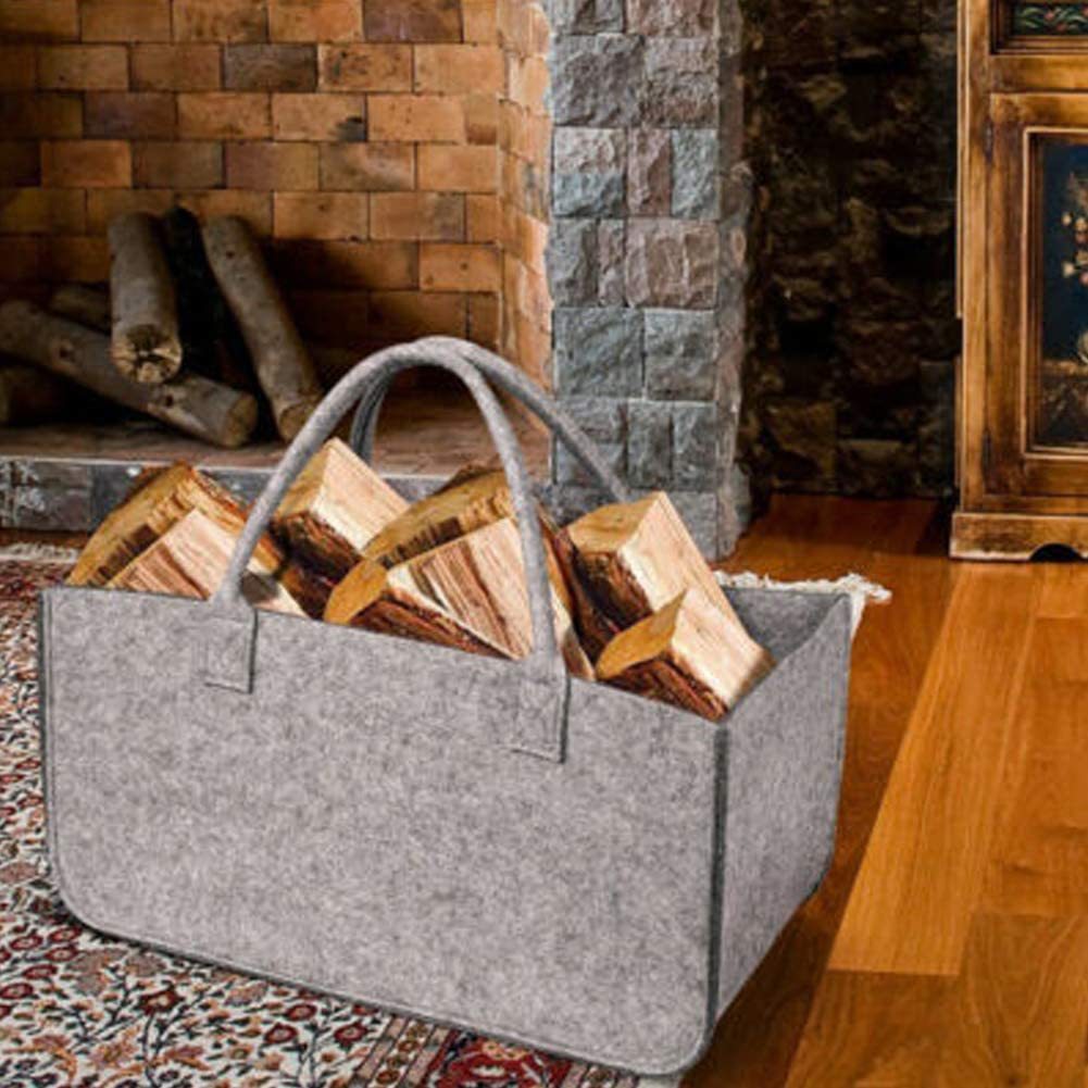 Customizable Structured Felt Reinforced Double Handles Tote