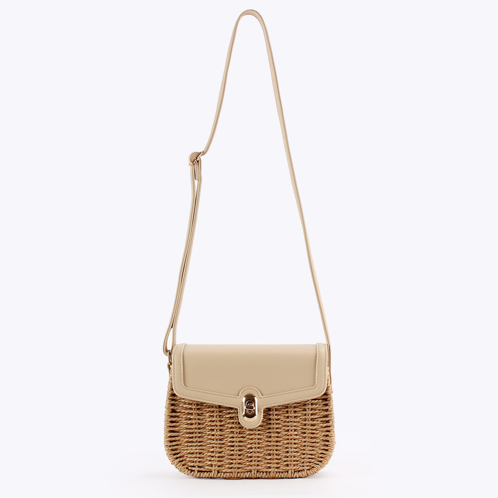 Crossbody Adjustable Summer Shoulder Bag with Flap