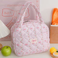 Small Floral Insulated Large Capacity Lunch Bag