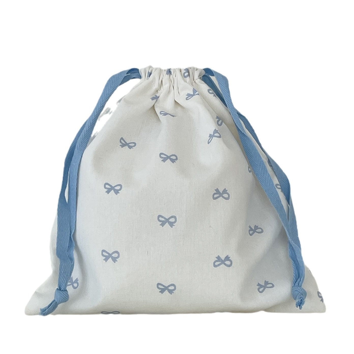 Sweet Bow Printed Drawstring Storage Bag