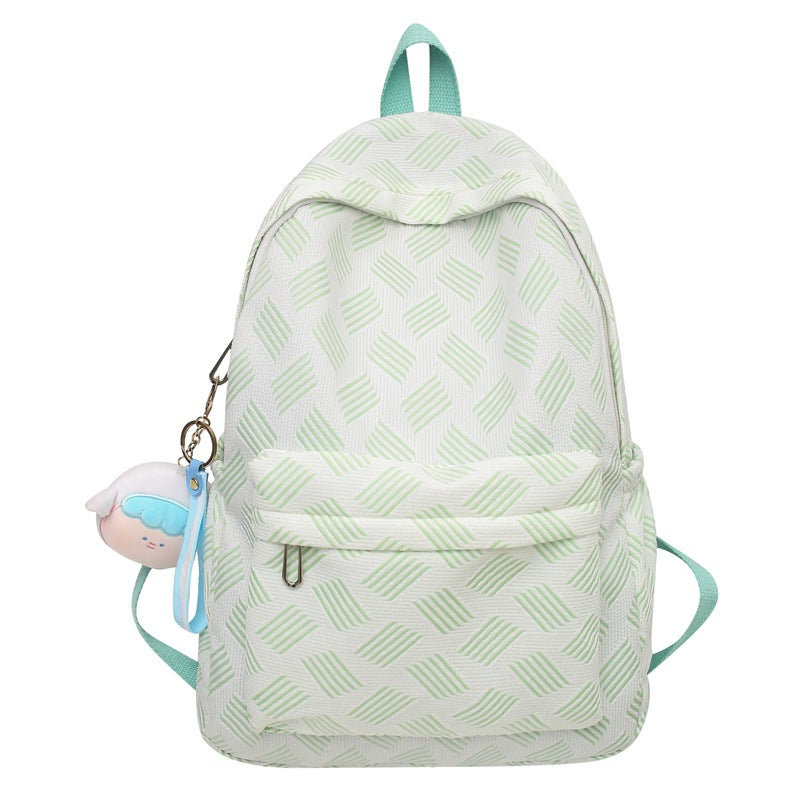 Women Dopamine Large Capacity Backpack, Simple Student School Bag