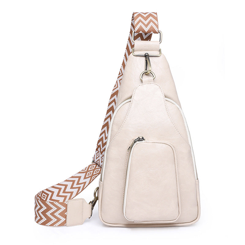 Women 2026 Vintage PU Crossbody Chest Bag