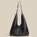 Studded Slouchy Hobo Everyday Tote Shoulder Bag