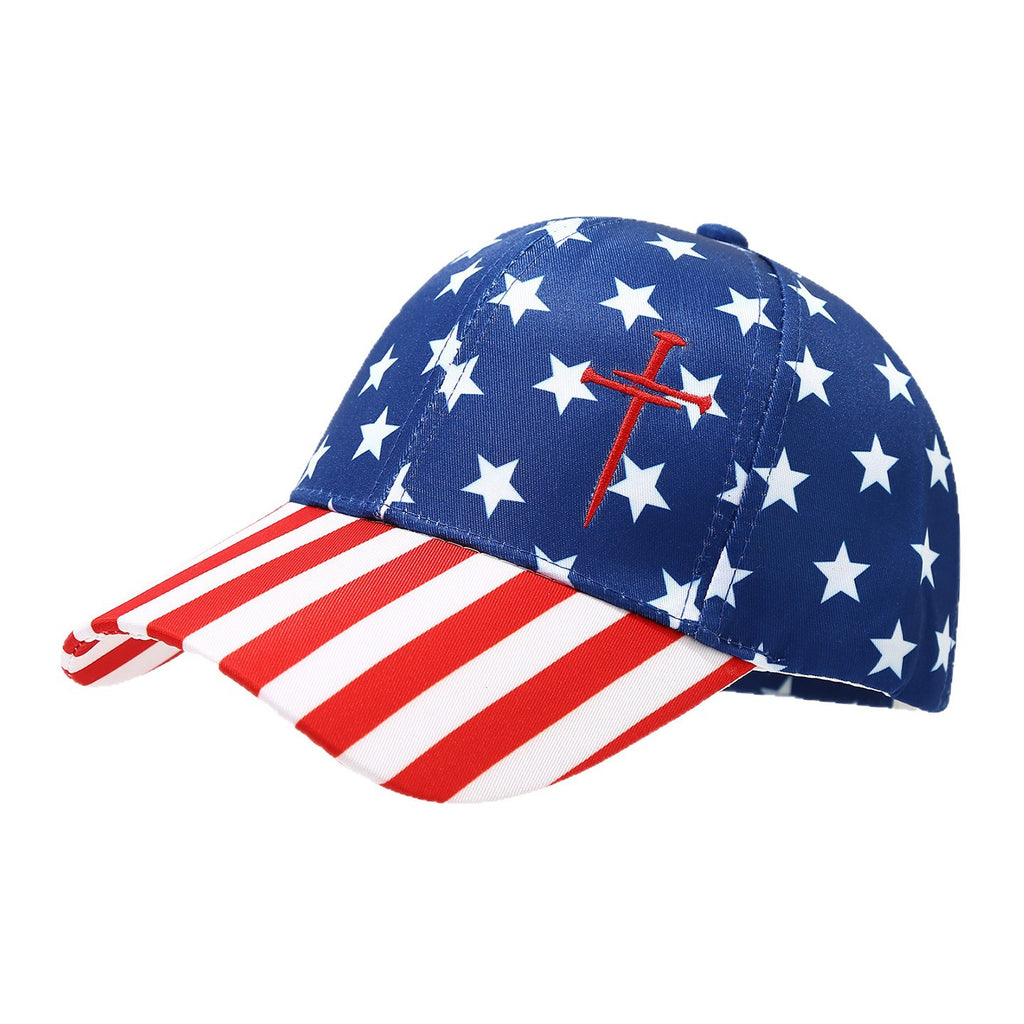 Independence Day Striped Star Baseball Cap