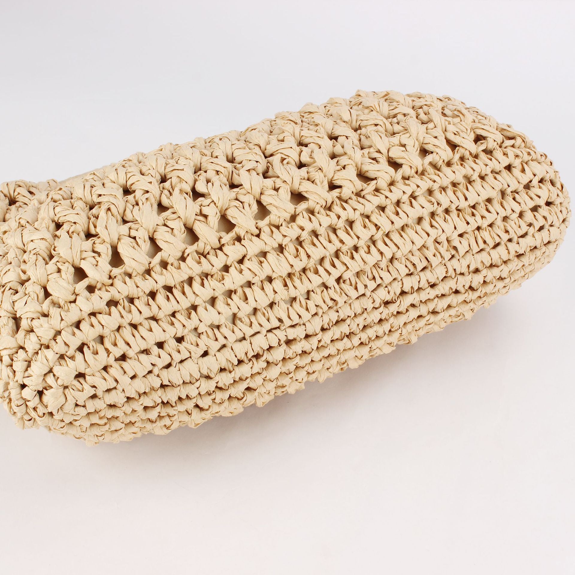 Women Simple Woven Bag, Casual Beach Vacation Shoulder Bag