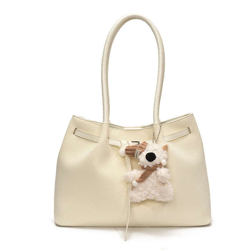 Spring Summer New Fashion Soft Minimalist Underarm Tote Commute Bag