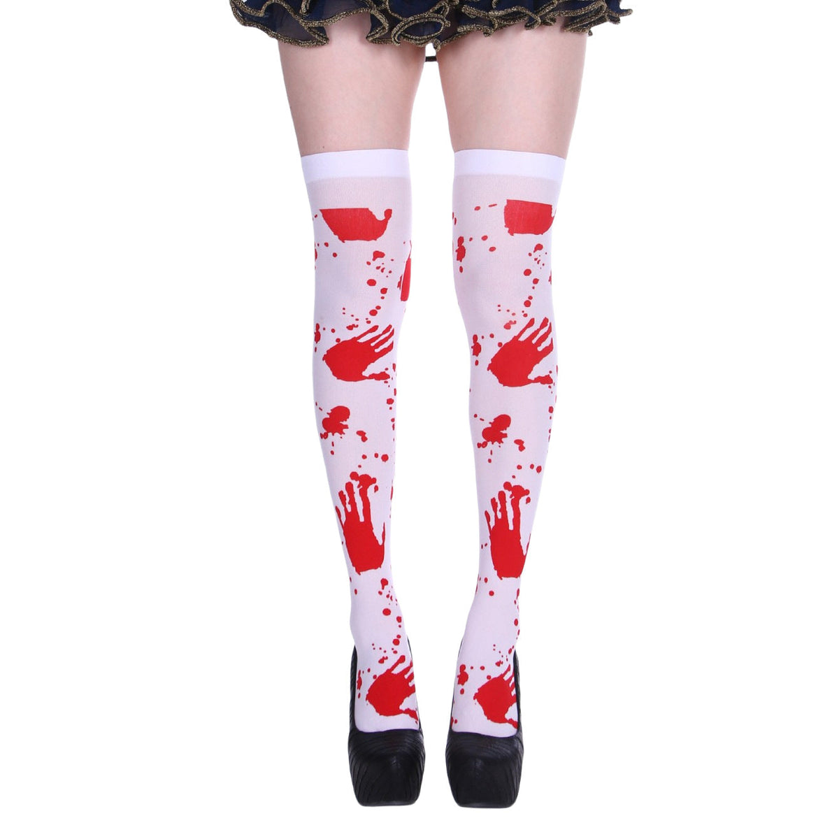 Christmas Halloween Party Knee high Socks Cosplay Apparel Accessories