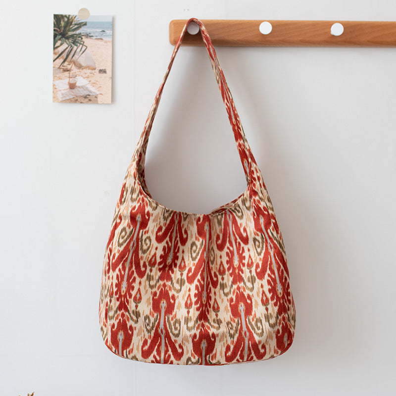 Women Ethnic Pattern Versatile Cultural Creative Cloth Bag