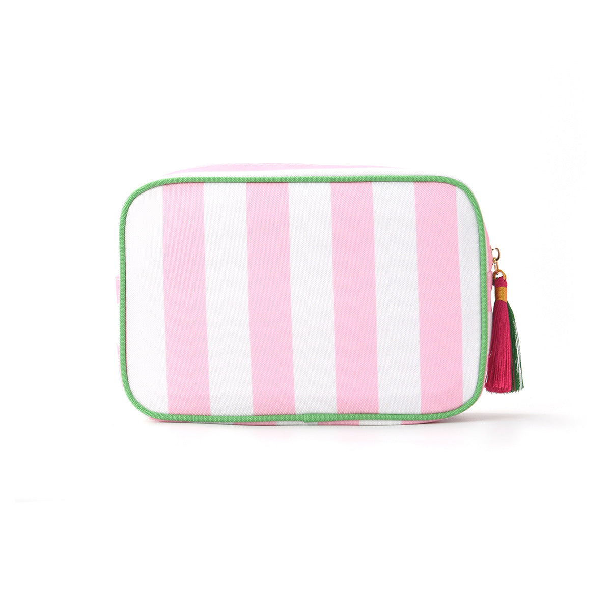 Striped Tassel Large Capacity Waterproof Cosmetic Travel Bag