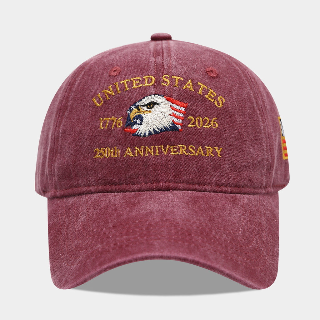 Independence Day 250th Anniversary Eagle Baseball Cap