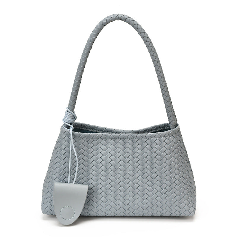 Vintage Woven PU Leather Shoulder Bag