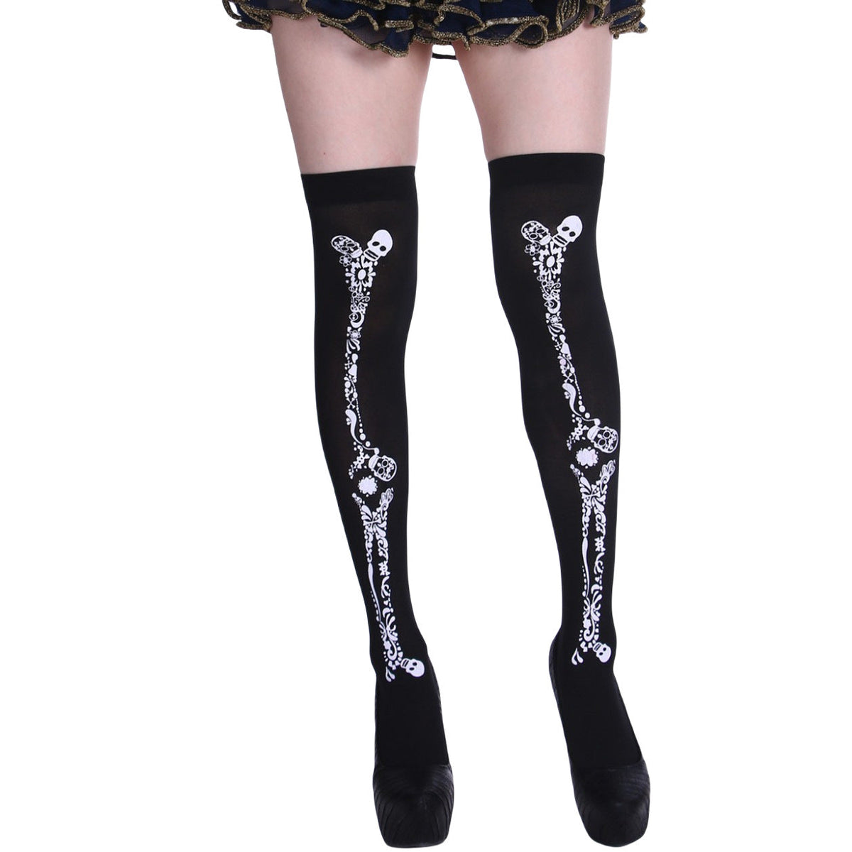 Christmas Halloween Party Knee high Socks Cosplay Apparel Accessories