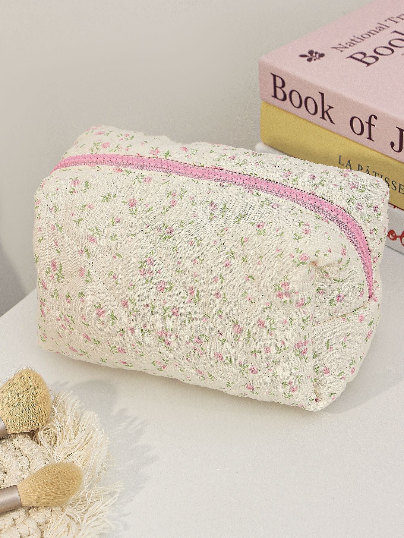 Zipper Stationery and Makeup Brush Storage Bag