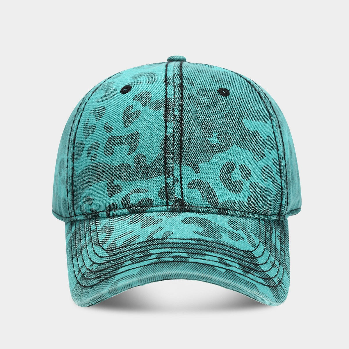 Camouflage Washed Retro Slimming Baseball Cap
