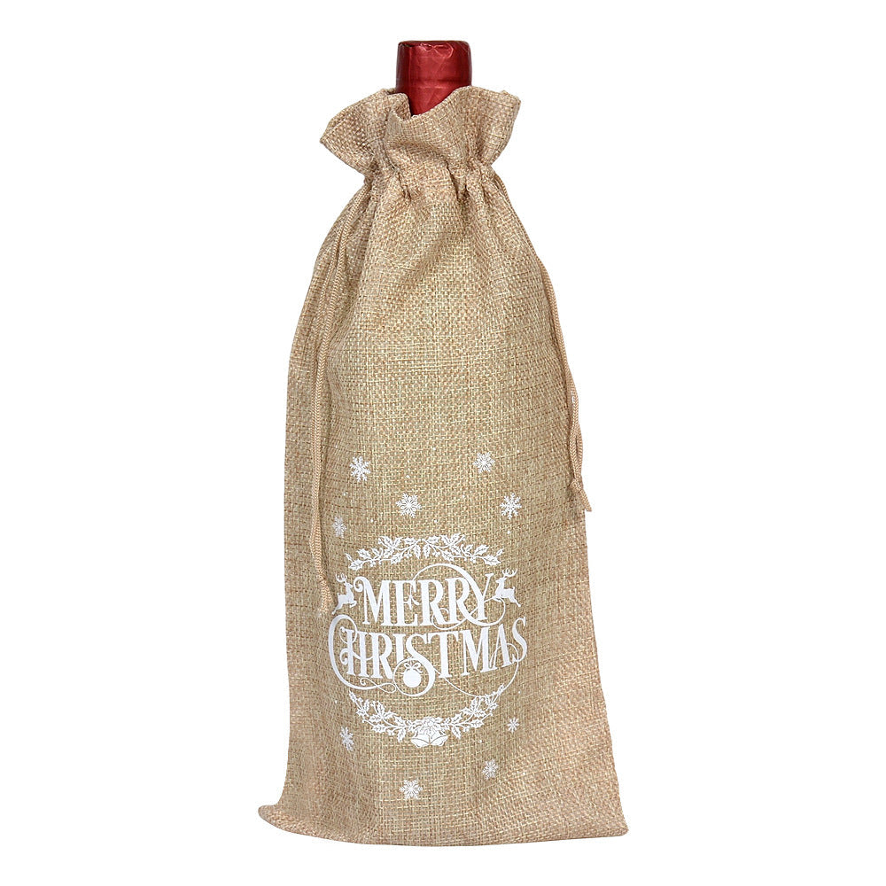 Buffalo Plaid Christmas Drawstring Holiday Gift Bags