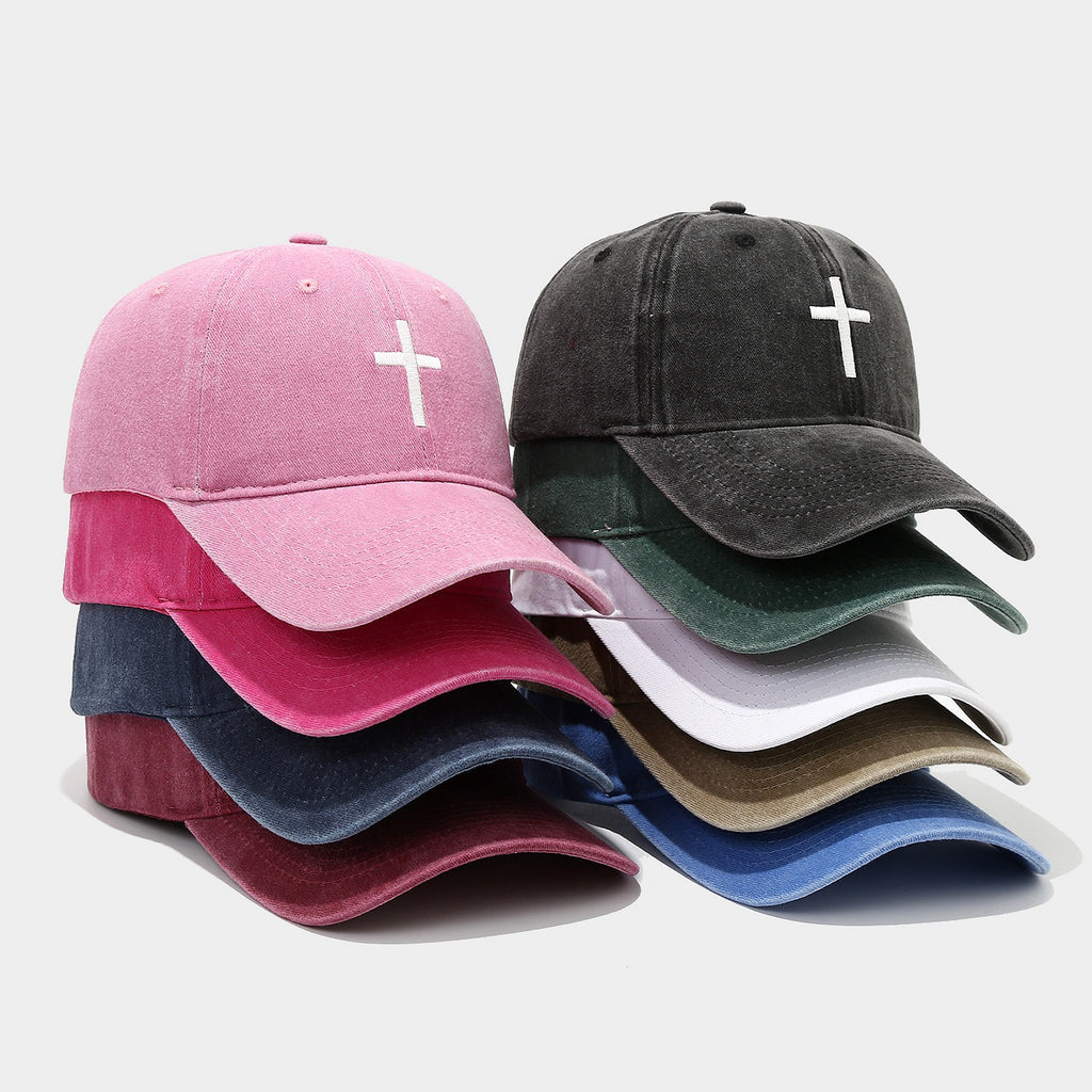 Colorful Cross Baseball Cap Outdoor Sports Sun Hat